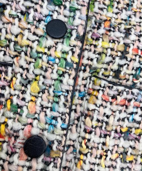 THIRD MAGAZINE（サードマガジン）THIRD MAGAZINE (サードマガジン) ツイードジャケット マルチカラー サイズ:9の古着・服飾アイテム