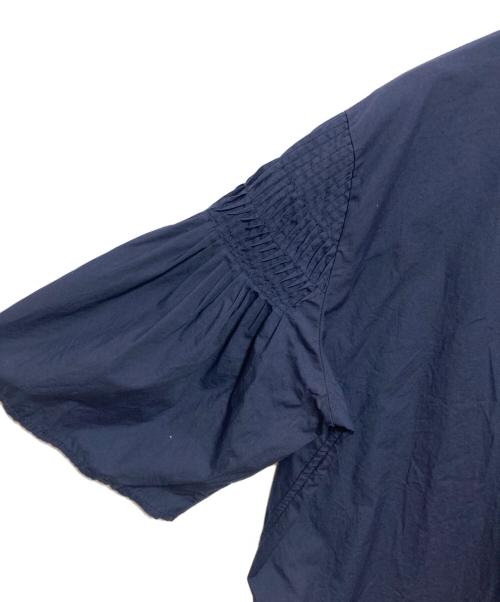 mizuiro-ind（ミズイロインド）mizuiro-ind (ミズイロインド) ブラウスワンピース ネイビー サイズ:下記参照の古着・服飾アイテム