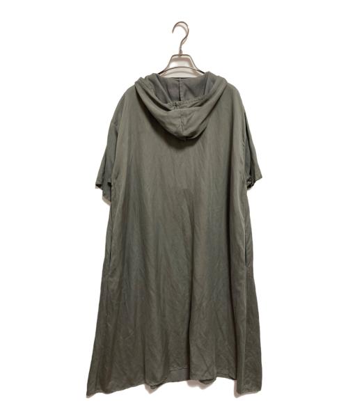 mizuiro-ind（ミズイロインド）mizuiro-ind (ミズイロインド) フーデッドワンピース グリーン サイズ:下記参照の古着・服飾アイテム