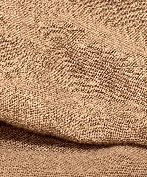 ASAUCE MELER（アソースメレ）ASAUCE MELER (アソースメレ) 大判ストール ブラウンの古着・服飾アイテム