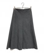 ebureエブール）の古着「カシミヤ混スカート」｜グレー