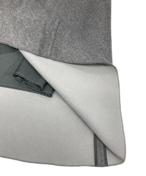 ebure（エブール）ebure (エブール) カシミヤ混スカート グレー サイズ:38の古着・服飾アイテム