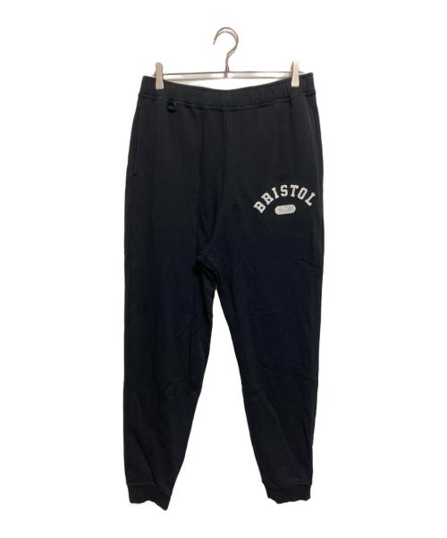 F.C.R.B.（エフシーレアルブリストル）F.C.R.B. (エフシーレアルブリストル) アーチロゴ スウェットリブパンツ ブラック サイズ:Lの古着・服飾アイテム