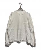 ALEXANDER WANGアレキサンダー・ワン）の古着「Beefy Graphic Sweatshirt」｜ホワイト