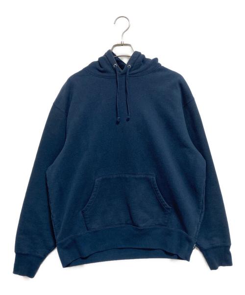 SUPREME（シュプリーム）SUPREME (シュプリーム) Satin Applique Hooded Sweatshirt ネイビー サイズ:smallの古着・服飾アイテム