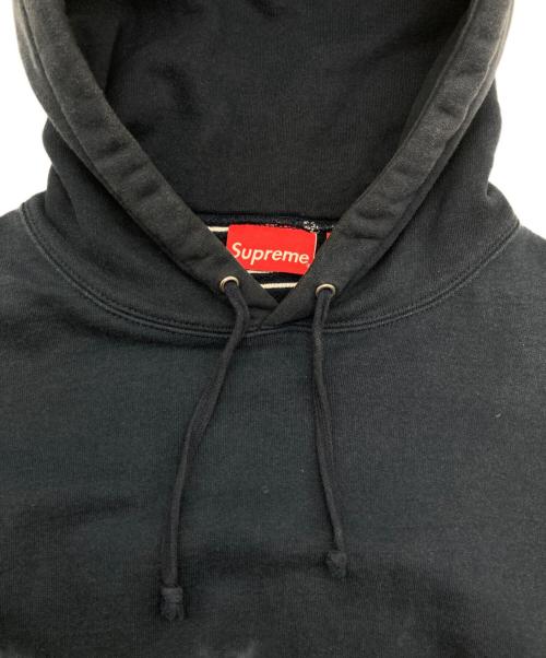 SUPREME（シュプリーム）SUPREME (シュプリーム) Satin Applique Hooded Sweatshirt ネイビー サイズ:smallの古着・服飾アイテム