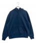 SUPREME（シュプリーム）の古着「Satin Applique Hooded Sweatshirt」｜ネイビー