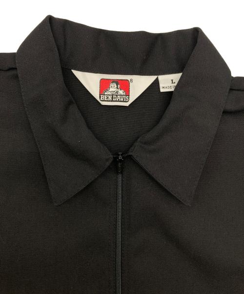 BEN DAVIS（ベンデイビス）BEN DAVIS (ベンデイビス) ハーフジップシャツ ブラック サイズ:Lの古着・服飾アイテム