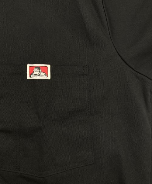 BEN DAVIS（ベンデイビス）BEN DAVIS (ベンデイビス) ハーフジップシャツ ブラック サイズ:Lの古着・服飾アイテム