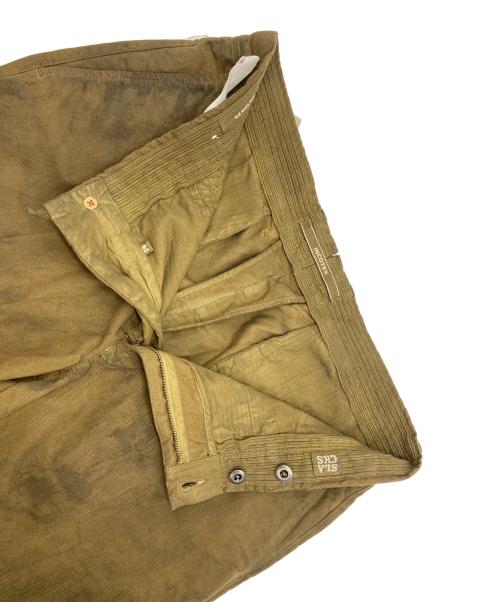 INCOTEX（インコテックス）INCOTEX (インコテックス) ヴィンテージ加工パンツ ベージュ サイズ:34 未使用品の古着・服飾アイテム