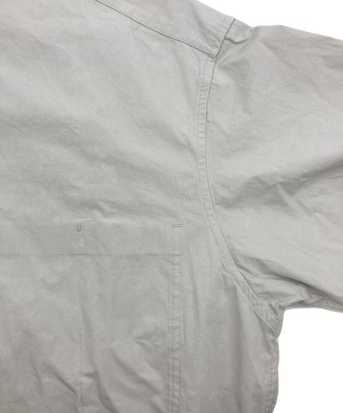 AUBETT（オーベット）AUBETT (オーベット) ヘビーブロード サイドベント半袖オーバーサイズシャツ グレー サイズ:4の古着・服飾アイテム