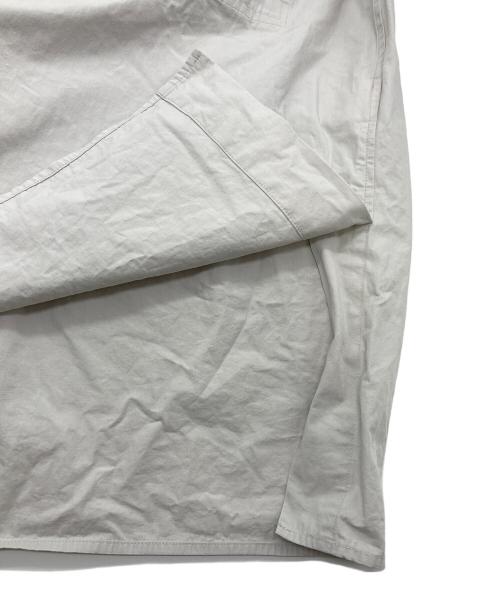 AUBETT（オーベット）AUBETT (オーベット) ヘビーブロード サイドベント半袖オーバーサイズシャツ グレー サイズ:4の古着・服飾アイテム