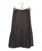 PLEATS PLEASEプリーツプリーズ）の古着「プリーツスカート」｜グレー
