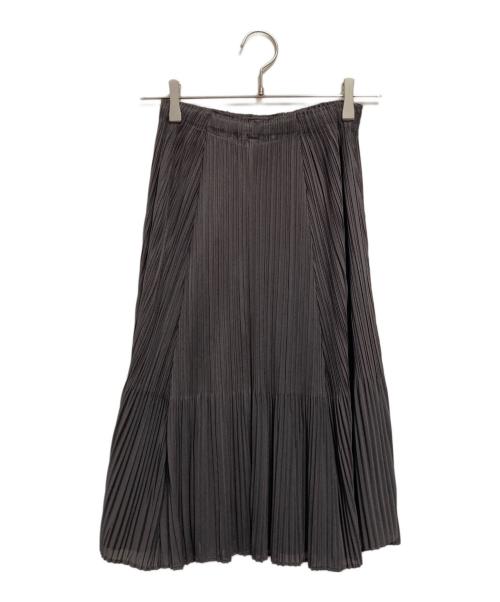 PLEATS PLEASE（プリーツプリーズ）PLEATS PLEASE (プリーツプリーズ) プリーツスカート グレー サイズ:1の古着・服飾アイテム