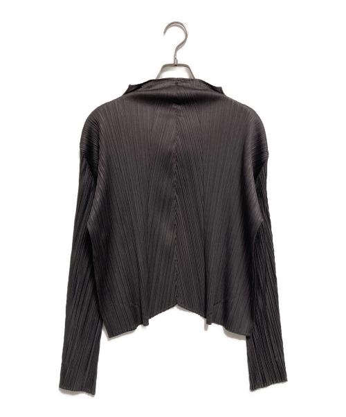 PLEATS PLEASE（プリーツプリーズ）PLEATS PLEASE (プリーツプリーズ) プリーツジャケット グレー サイズ:4の古着・服飾アイテム