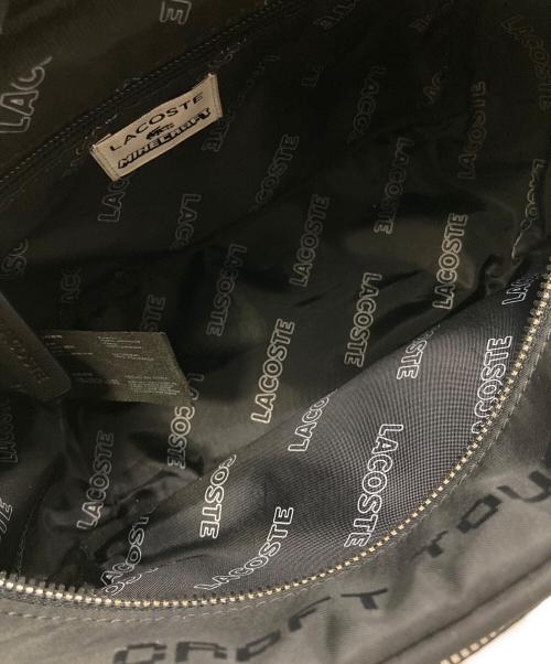 LACOSTE（ラコステ）LACOSTE (ラコステ) MINECRAFT (マインクラフト) ショルダーバッグ ブラックの古着・服飾アイテム