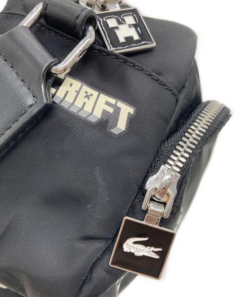 LACOSTE（ラコステ）LACOSTE (ラコステ) MINECRAFT (マインクラフト) ショルダーバッグ ブラックの古着・服飾アイテム