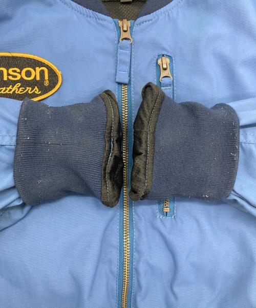 VANSON（バンソン）VANSON (バンソン) フライトジャケット ブルー サイズ:Lの古着・服飾アイテム