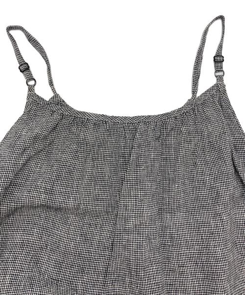fog linen work（フォグリネンワーク）fog linen work (フォグリネンワーク) リネンキャミソールワンピース グレー サイズ:-の古着・服飾アイテム