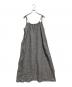 fog linen work（フォグリネンワーク）の古着「リネンキャミソールワンピース」｜グレー
