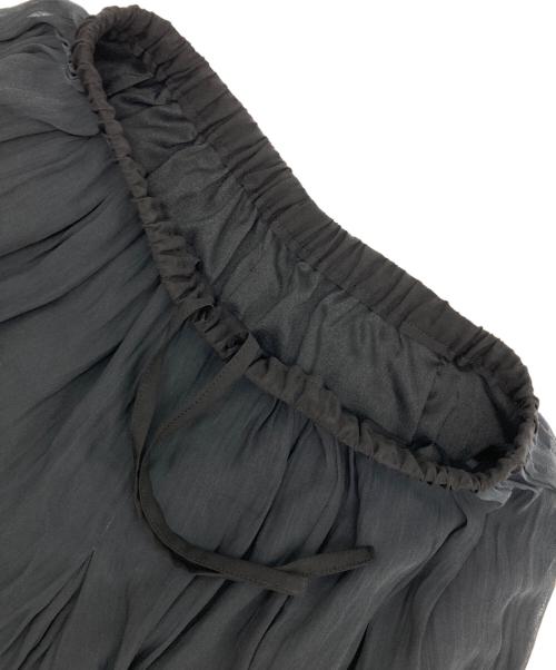 BEARDSLEY（ビアズリー）BEARDSLEY (ビアズリー) シワシフォンギャザーパンツ ブラック サイズ:1の古着・服飾アイテム