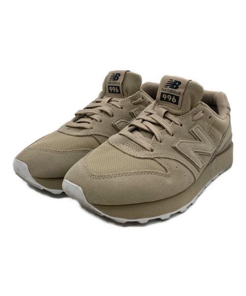 NEW BALANCE（ニューバランス）NEW BALANCE (ニューバランス) ローカットスニーカー ベージュ サイズ:23.5の古着・服飾アイテム