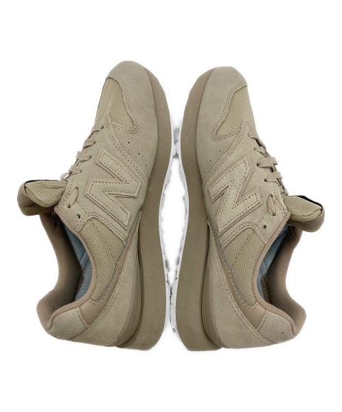 NEW BALANCE（ニューバランス）NEW BALANCE (ニューバランス) ローカットスニーカー ベージュ サイズ:23.5の古着・服飾アイテム