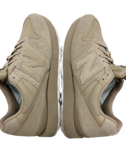 NEW BALANCE（ニューバランス）NEW BALANCE (ニューバランス) ローカットスニーカー ベージュ サイズ:23.5の古着・服飾アイテム