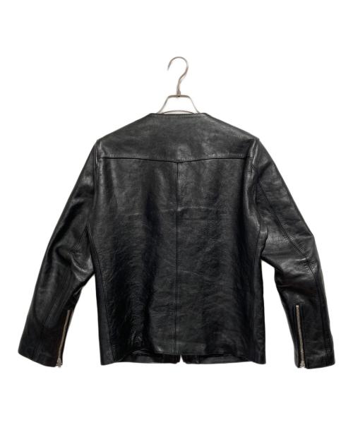 FINECREEK&CO（ファインクリークアンドコー）FINECREEK&CO (ファインクリーク) シングルライダースレザージャケット ブラック サイズ:40の古着・服飾アイテム