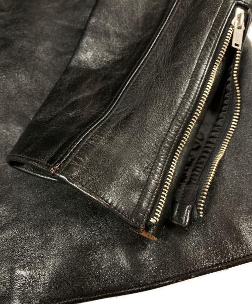 FINECREEK&CO（ファインクリークアンドコー）FINECREEK&CO (ファインクリーク) シングルライダースレザージャケット ブラック サイズ:40の古着・服飾アイテム