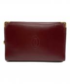 murt de cartierマストドゥカルティエ）の古着「セカンドバッグ」｜ボルドー