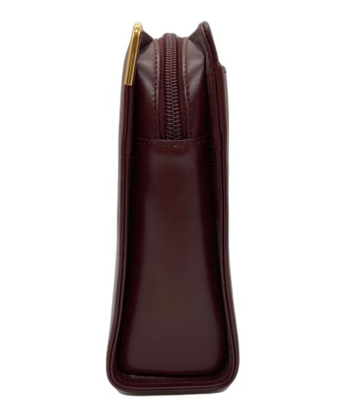 murt de cartier（マストドゥカルティエ）murt de cartier (マストドゥカルティエ) セカンドバッグ ボルドーの古着・服飾アイテム