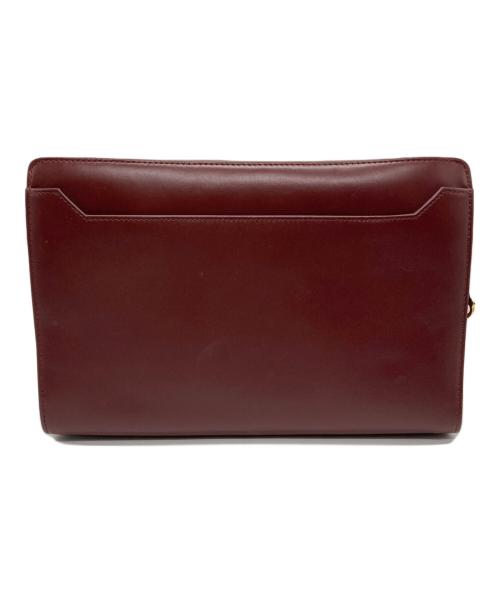 murt de cartier（マストドゥカルティエ）murt de cartier (マストドゥカルティエ) セカンドバッグ ボルドーの古着・服飾アイテム