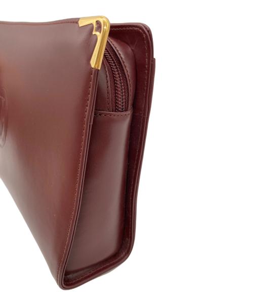 murt de cartier（マストドゥカルティエ）murt de cartier (マストドゥカルティエ) セカンドバッグ ボルドーの古着・服飾アイテム