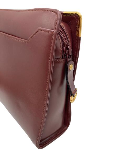 murt de cartier（マストドゥカルティエ）murt de cartier (マストドゥカルティエ) セカンドバッグ ボルドーの古着・服飾アイテム