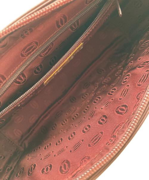 murt de cartier（マストドゥカルティエ）murt de cartier (マストドゥカルティエ) セカンドバッグ ボルドーの古着・服飾アイテム