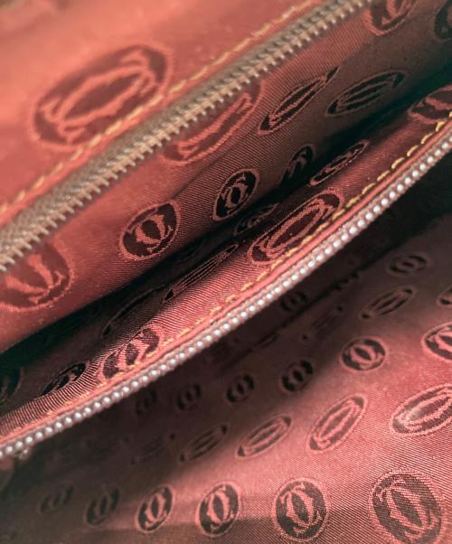 murt de cartier（マストドゥカルティエ）murt de cartier (マストドゥカルティエ) セカンドバッグ ボルドーの古着・服飾アイテム