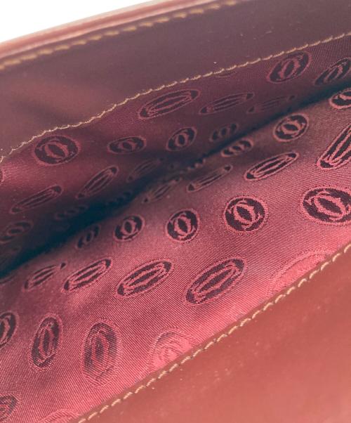 murt de cartier（マストドゥカルティエ）murt de cartier (マストドゥカルティエ) セカンドバッグ ボルドーの古着・服飾アイテム