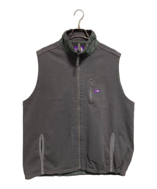 THE NORTHFACE PURPLELABEL（ザ・ノースフェイス パープルレーベル）THE NORTHFACE PURPLELABEL (ザ・ノースフェイス パープルレーベル) High Bulky French Terry Field Vest グレー サイズ:Lの古着・服飾アイテム