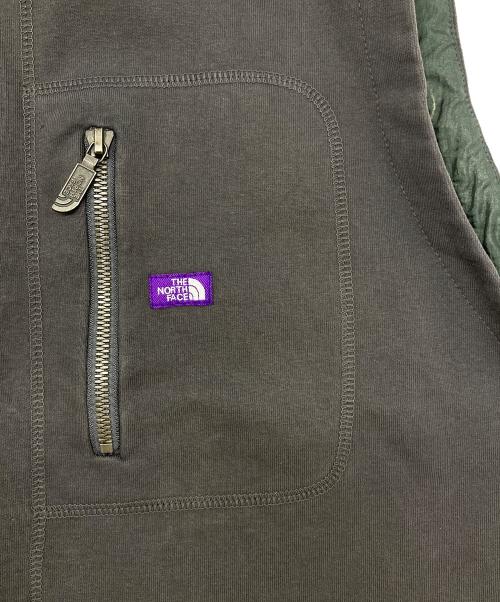 THE NORTHFACE PURPLELABEL（ザ・ノースフェイス パープルレーベル）THE NORTHFACE PURPLELABEL (ザ・ノースフェイス パープルレーベル) High Bulky French Terry Field Vest グレー サイズ:Lの古着・服飾アイテム