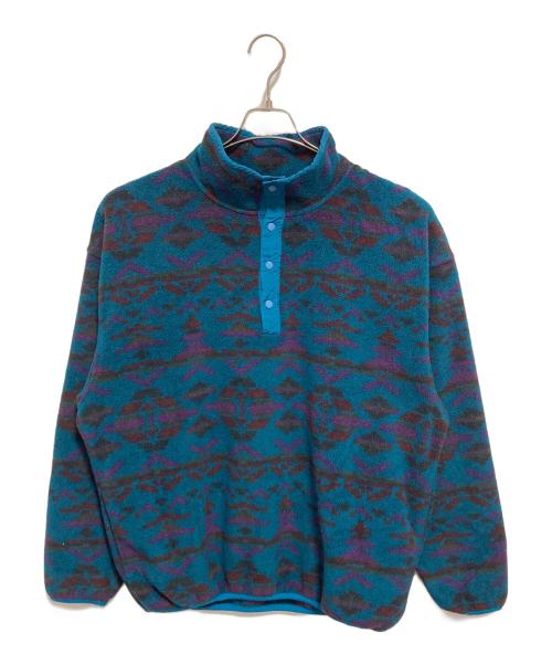 Eddie Bauer（エディーバウアー）Eddie Bauer (エディーバウアー) ハーフスナップフリースプルオーバー グリーン サイズ:Lの古着・服飾アイテム