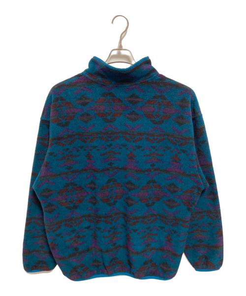 Eddie Bauer（エディーバウアー）Eddie Bauer (エディーバウアー) ハーフスナップフリースプルオーバー グリーン サイズ:Lの古着・服飾アイテム