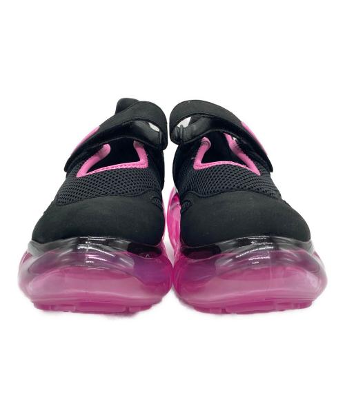 grounds（グラウンズ）grounds (グラウンズ) 別注MARY JANE PINK RF ブラック×ピンク サイズ:23の古着・服飾アイテム