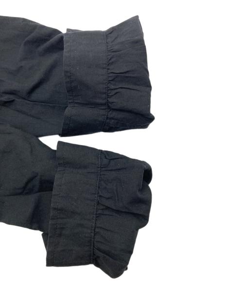 SOIL（ソイル）SOIL (ソイル) フリルブラウス ブラック サイズ:2の古着・服飾アイテム