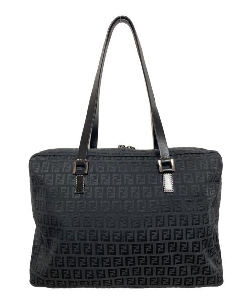 FENDI（フェンディ）FENDI (フェンディ) ズッキーノ トートバッグ ブラックの古着・服飾アイテム