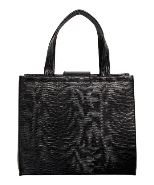 Salvatore Ferragamo（サルヴァトーレ フェラガモ）Salvatore Ferragamo (サルヴァトーレ フェラガモ) ヴァラ2WAYハンドバッグ ブラックの古着・服飾アイテム