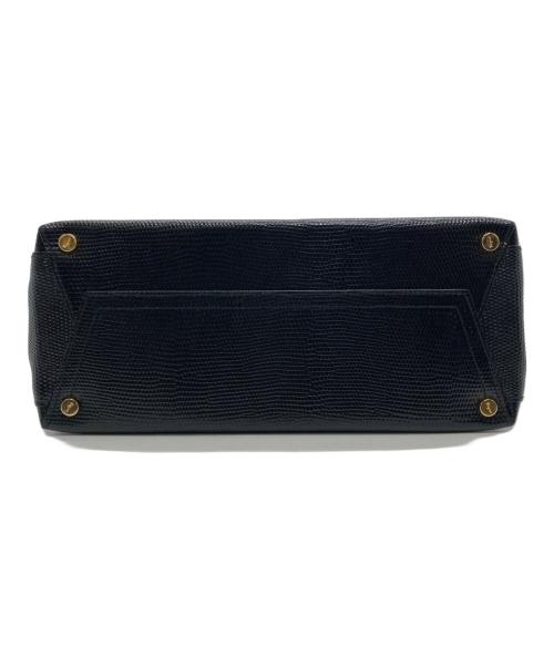 Salvatore Ferragamo（サルヴァトーレ フェラガモ）Salvatore Ferragamo (サルヴァトーレ フェラガモ) ヴァラ2WAYハンドバッグ ブラックの古着・服飾アイテム