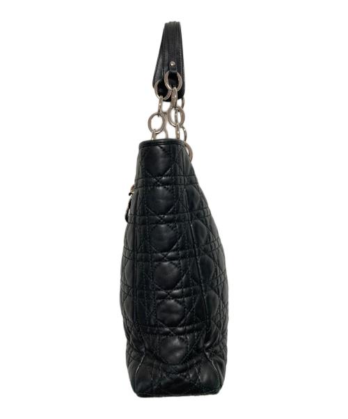 Christian Dior（クリスチャン ディオール）Christian Dior (クリスチャン ディオール) LADY DIOR トートバッグ ブラックの古着・服飾アイテム