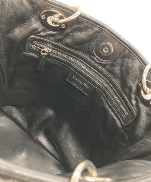 Christian Dior（クリスチャン ディオール）Christian Dior (クリスチャン ディオール) LADY DIOR トートバッグ ブラックの古着・服飾アイテム