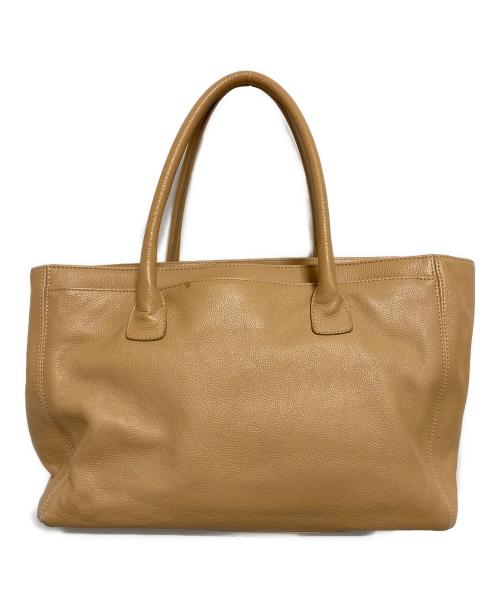 CHANEL（シャネル）CHANEL (シャネル) エグゼクティブトートバッグ ベージュの古着・服飾アイテム